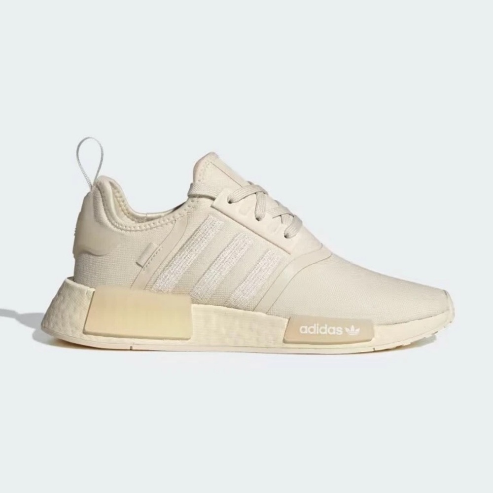New Adidas NMD R1 Wonder White Sneakers Size 38